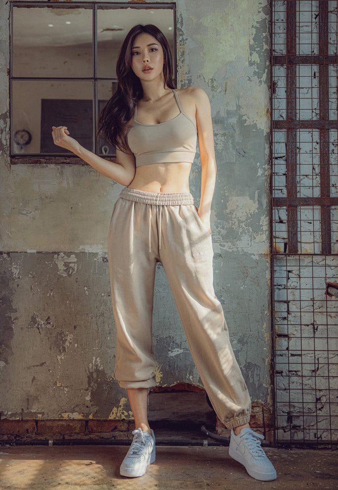 ALL DAY COMFY JOGGER PANTS BEIGE