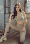 ALL DAY COMFY SEAMLESS LEGGING BEIGE