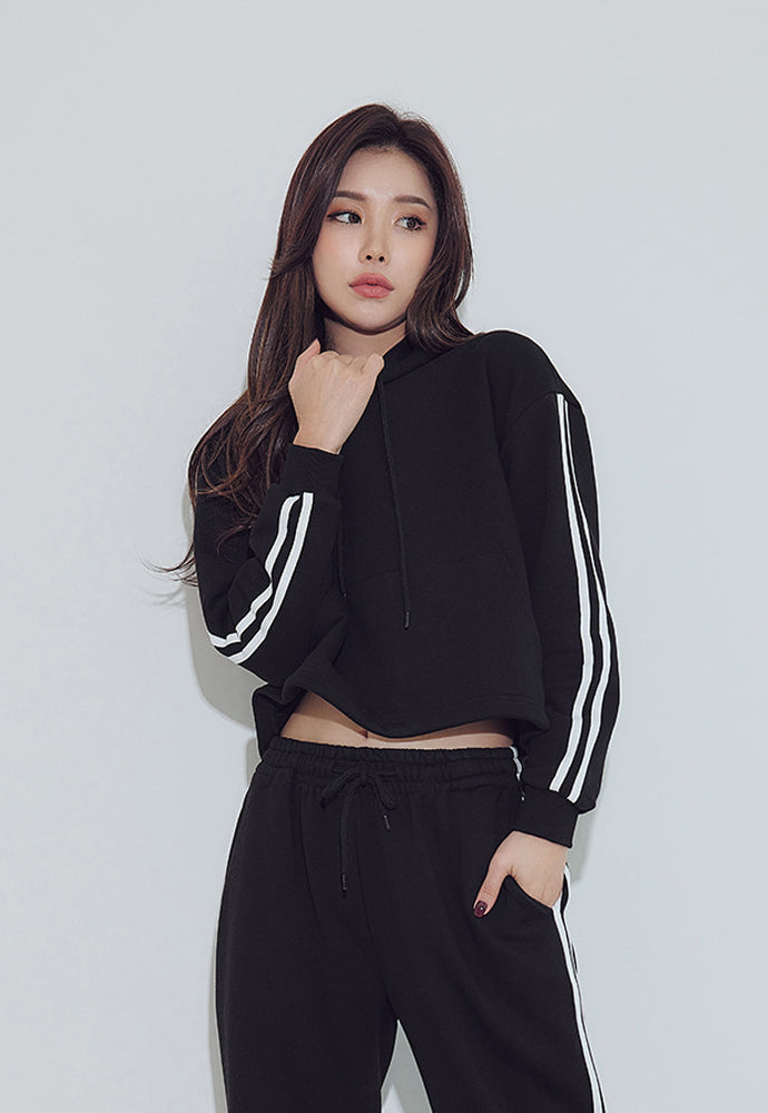 korean girls sport wear set sweatshirt
