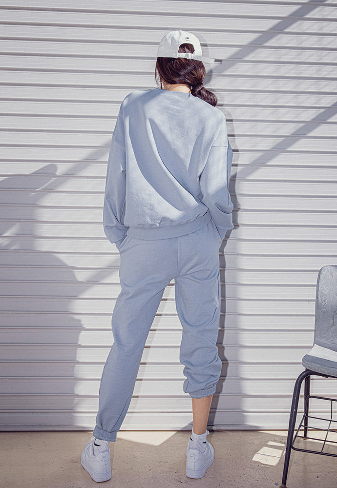 ALL DAY OVERSIZED SWEATER STONE BLUE