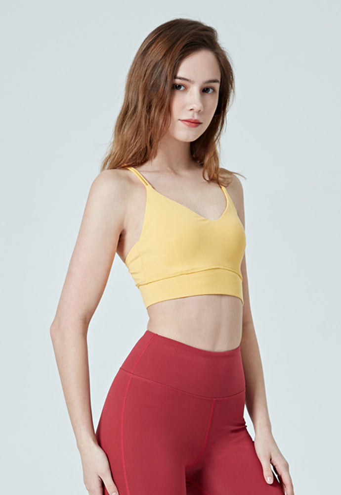 Korea Avenue Sportswear | Deep Aura Bra Yellow