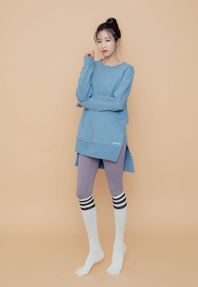 ABYSS OVERSIZED TOP BLUE