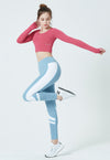 SERENITY TWO-COLORS LEGGING BLUE